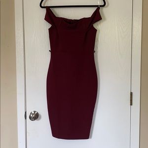 Maroon dress